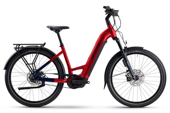 mit Beleuchtung - Fahrräder - Haibike Trekking 9 ABS - 800 Wh - 27,5 Zoll - Tiefeinsteiger - 2026