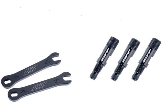 SV - Sclaverand - Ventile & Zubehör - Zipp Ventilverl&auml;ngerungskit Knurled f&uuml;r SV Ventil - 3 St&uuml;ck