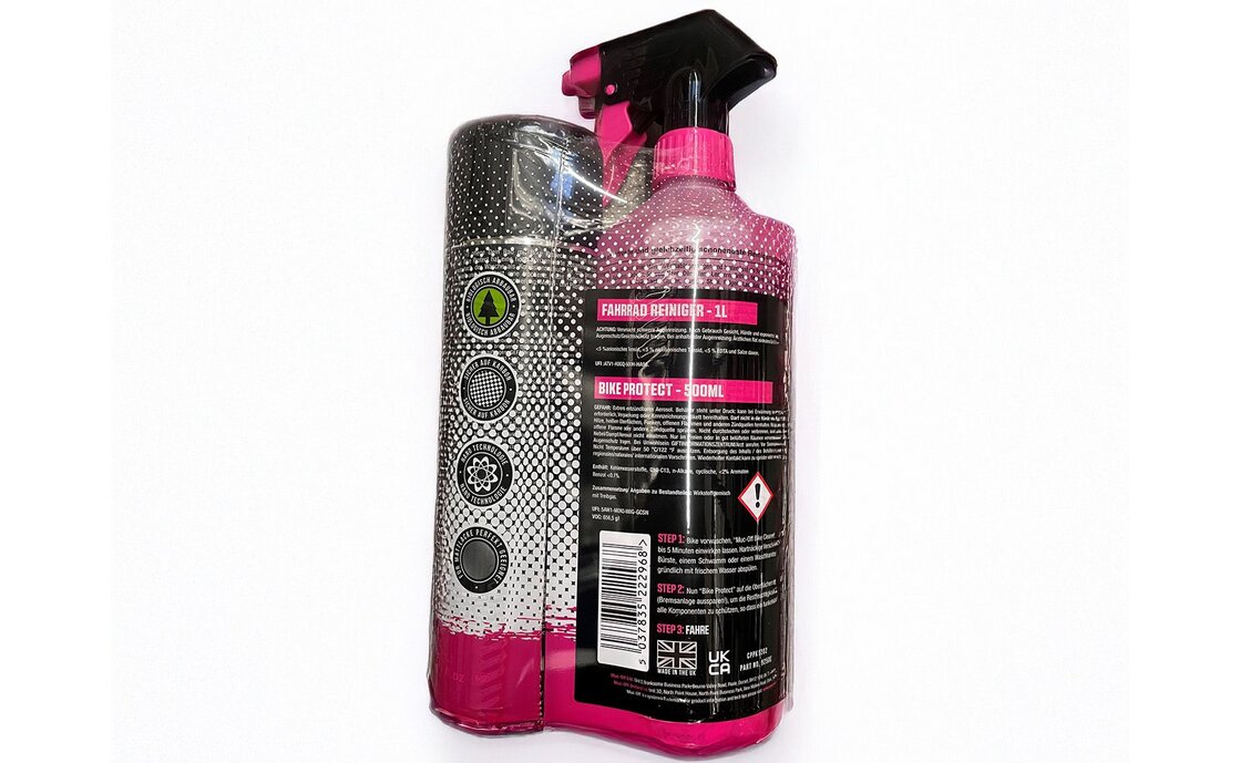 Muc-Off Fahrrad Vorteilspack, Bike Cleaner + Bike Spray