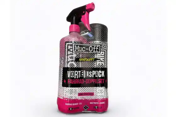 Reinigungs- und Pflegezubehör - Muc-Off Fahrrad Vorteilspack, Bike Cleaner + Bike Spray