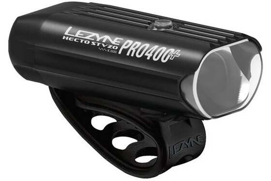 Akku Beleuchtung - Lezyne Hecto Pro 400+ & KTV Drive Akku Beleuchtungsset StVZO