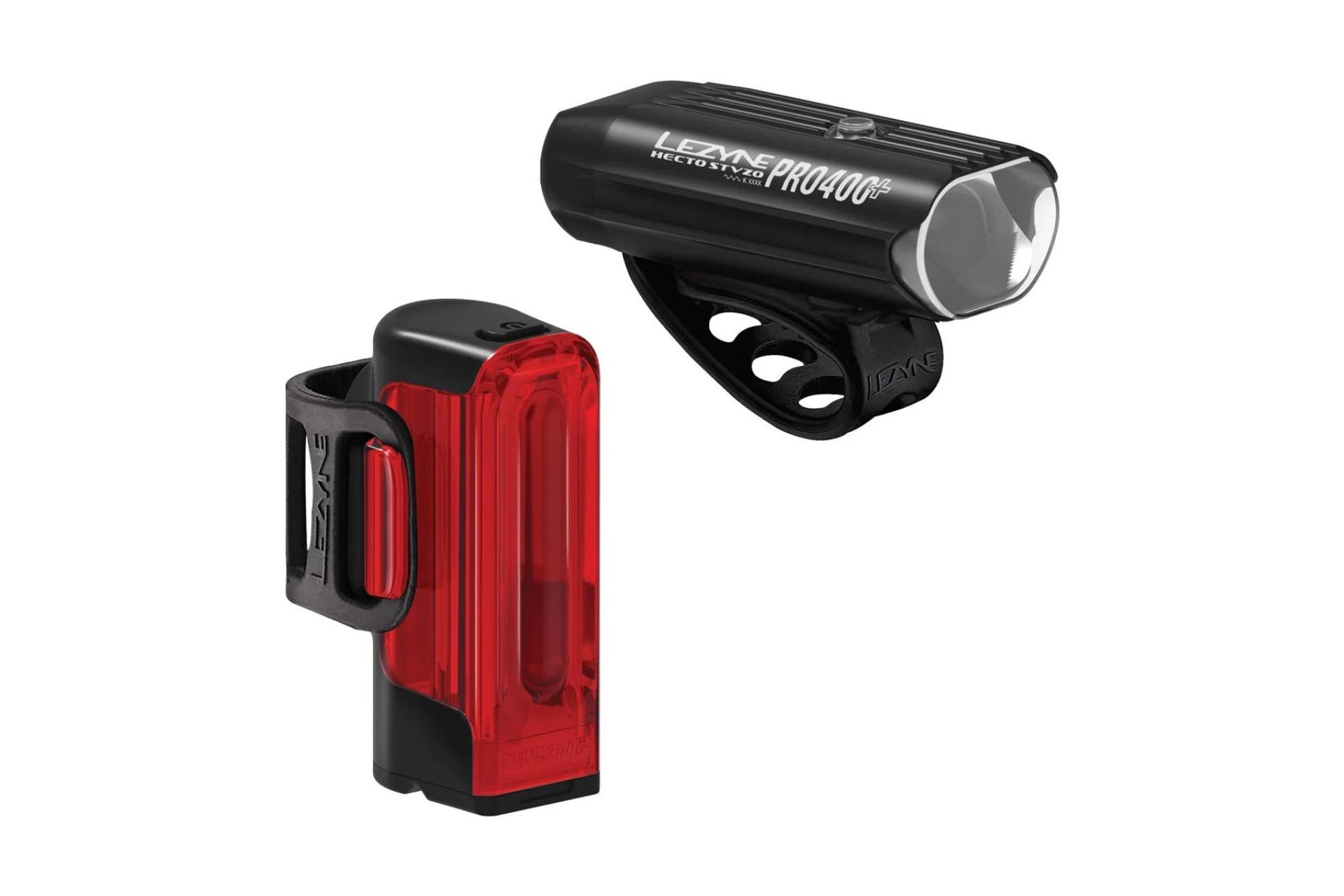 Lezyne Hecto Pro 400+ & Strip+ Akku Beleuchtungsset StVZO