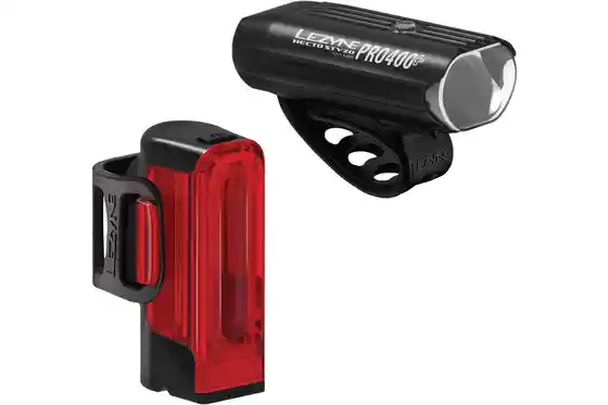 Beleuchtungsset - Lezyne Hecto Pro 400+ & Strip+ Akku Beleuchtungsset StVZO