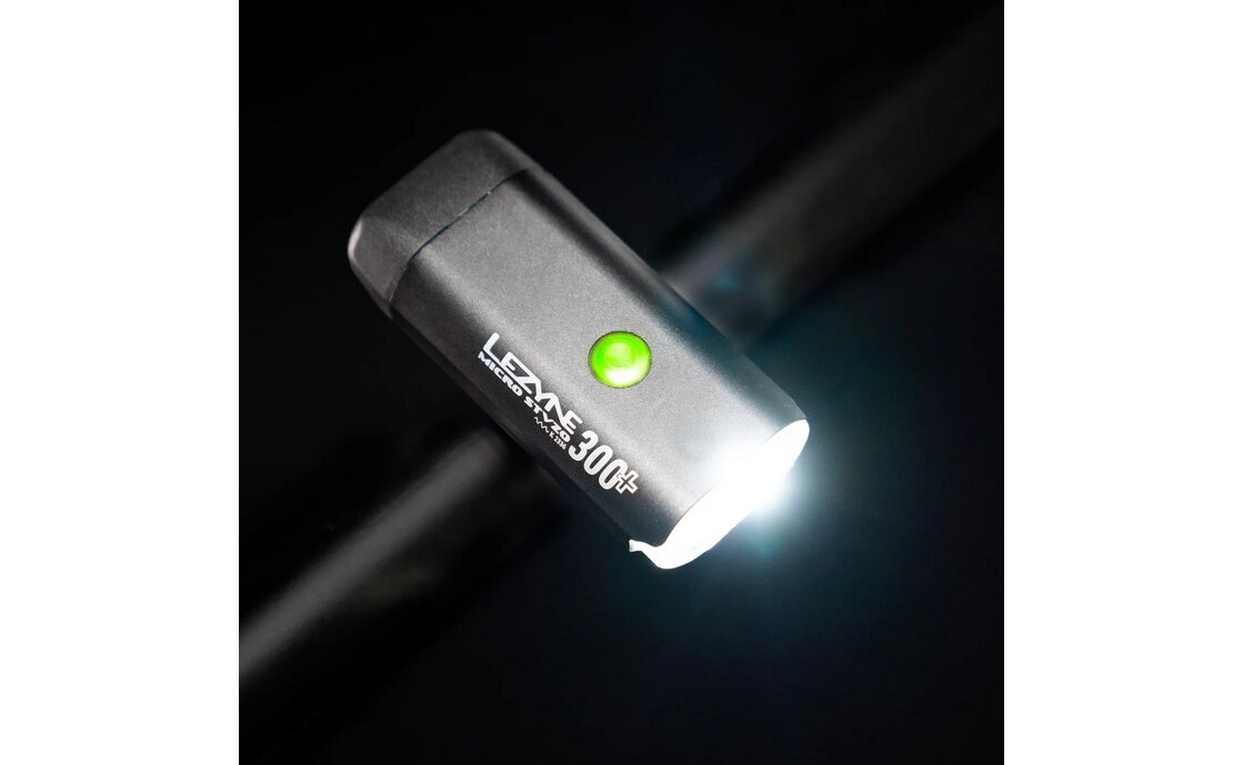 Lezyne Micro 300+ & KTV Drive Akku Beleuchtungsset StVZO