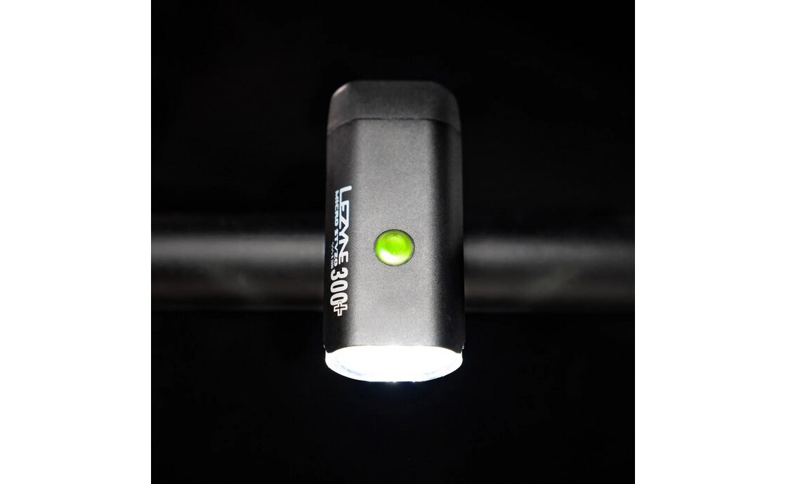 Lezyne Micro 300+ & KTV Drive Akku Beleuchtungsset StVZO