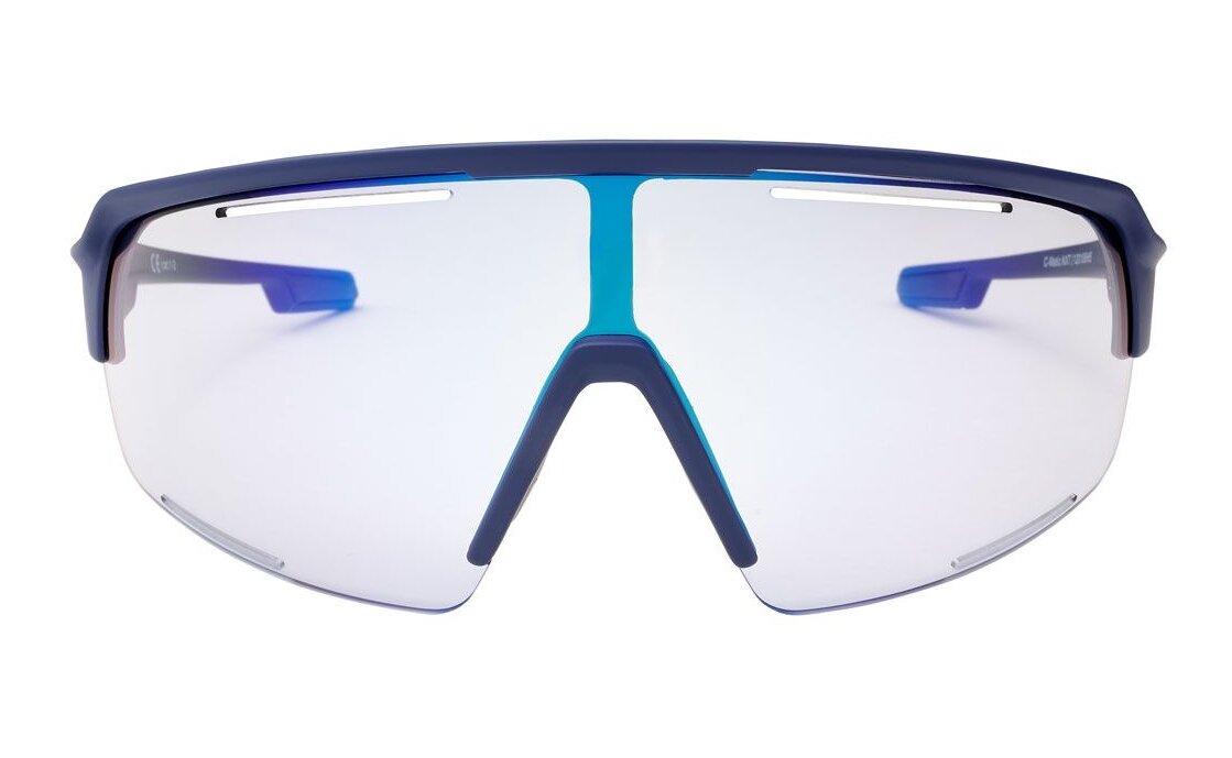 Cratoni C-Matic NXT photochromic blue rubber/clear - blue mirror