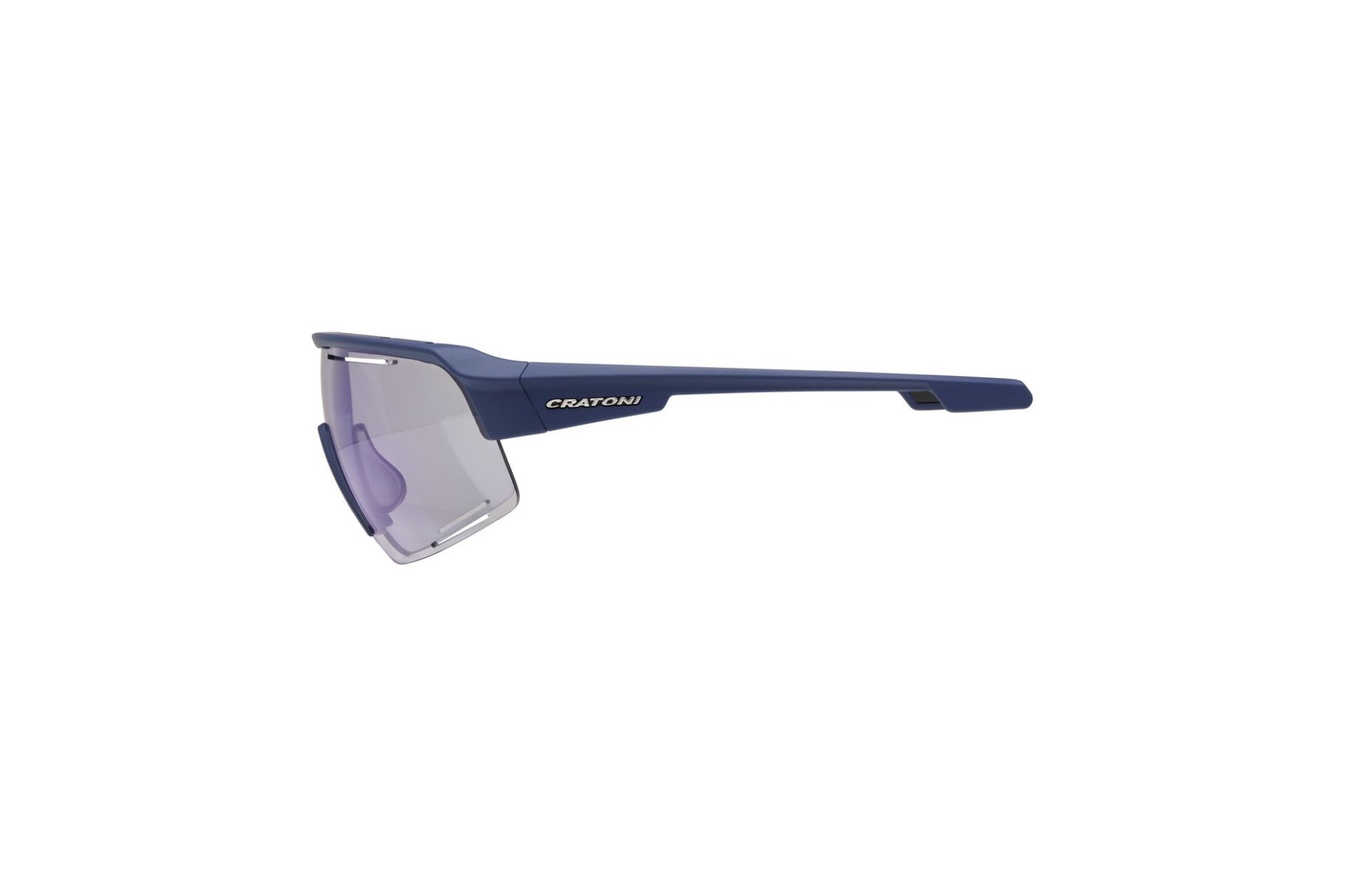 Cratoni C-Matic NXT photochromic blue rubber/clear - blue mirror