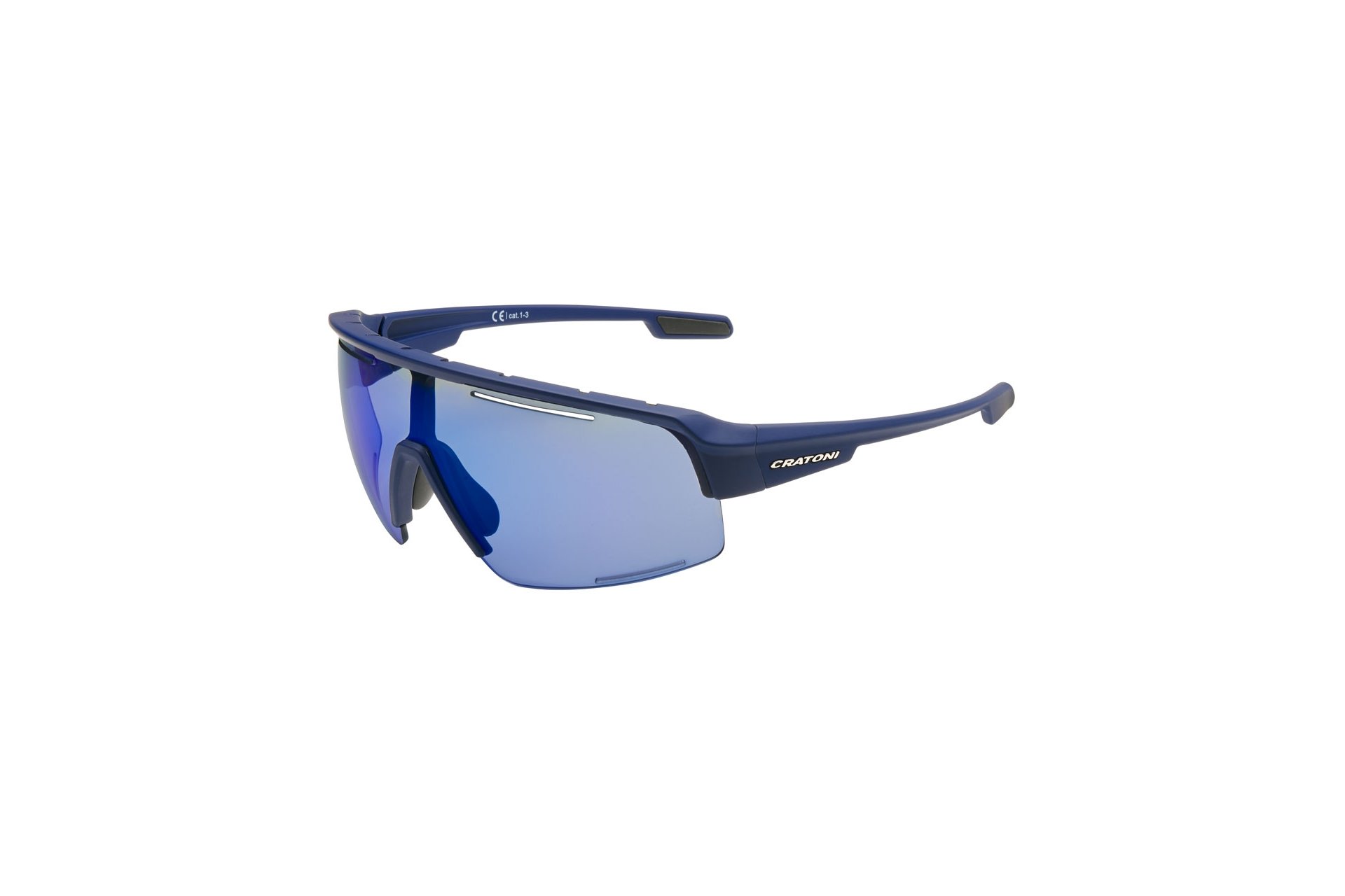 Cratoni C-Matic NXT photochromic blue rubber/clear - blue mirror