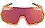 Alpina Rocket Q-Lite peach matt / pink mirror lens