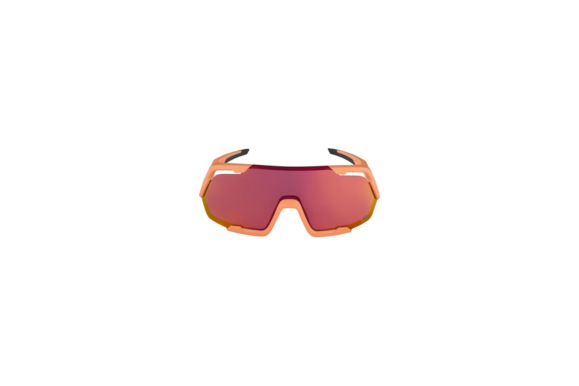 Alpina Rocket Q-Lite peach matt / pink mirror lens