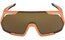 Alpina Rocket Q-Lite peach matt / pink mirror lens
