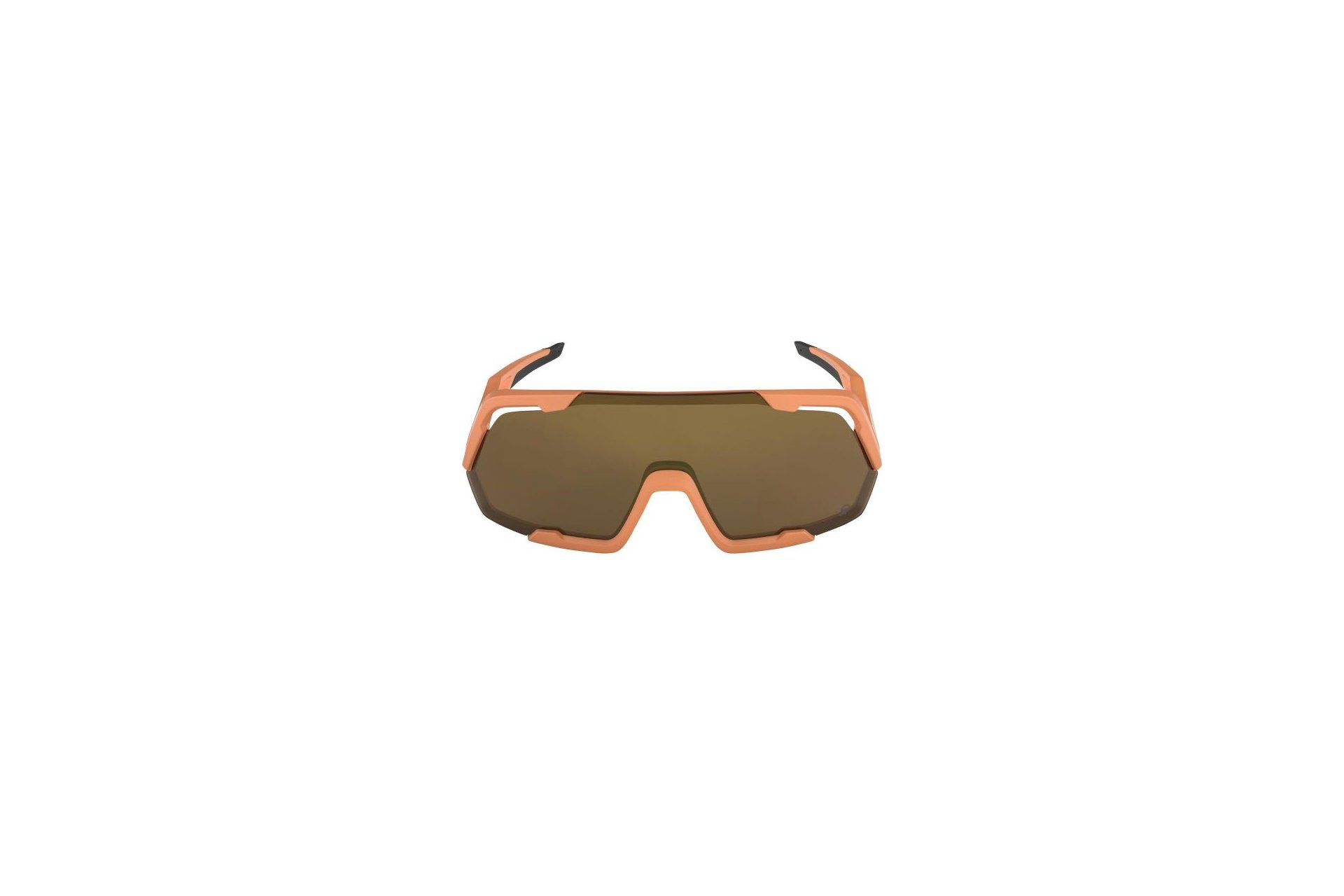 Alpina Rocket Q-Lite peach matt / pink mirror lens