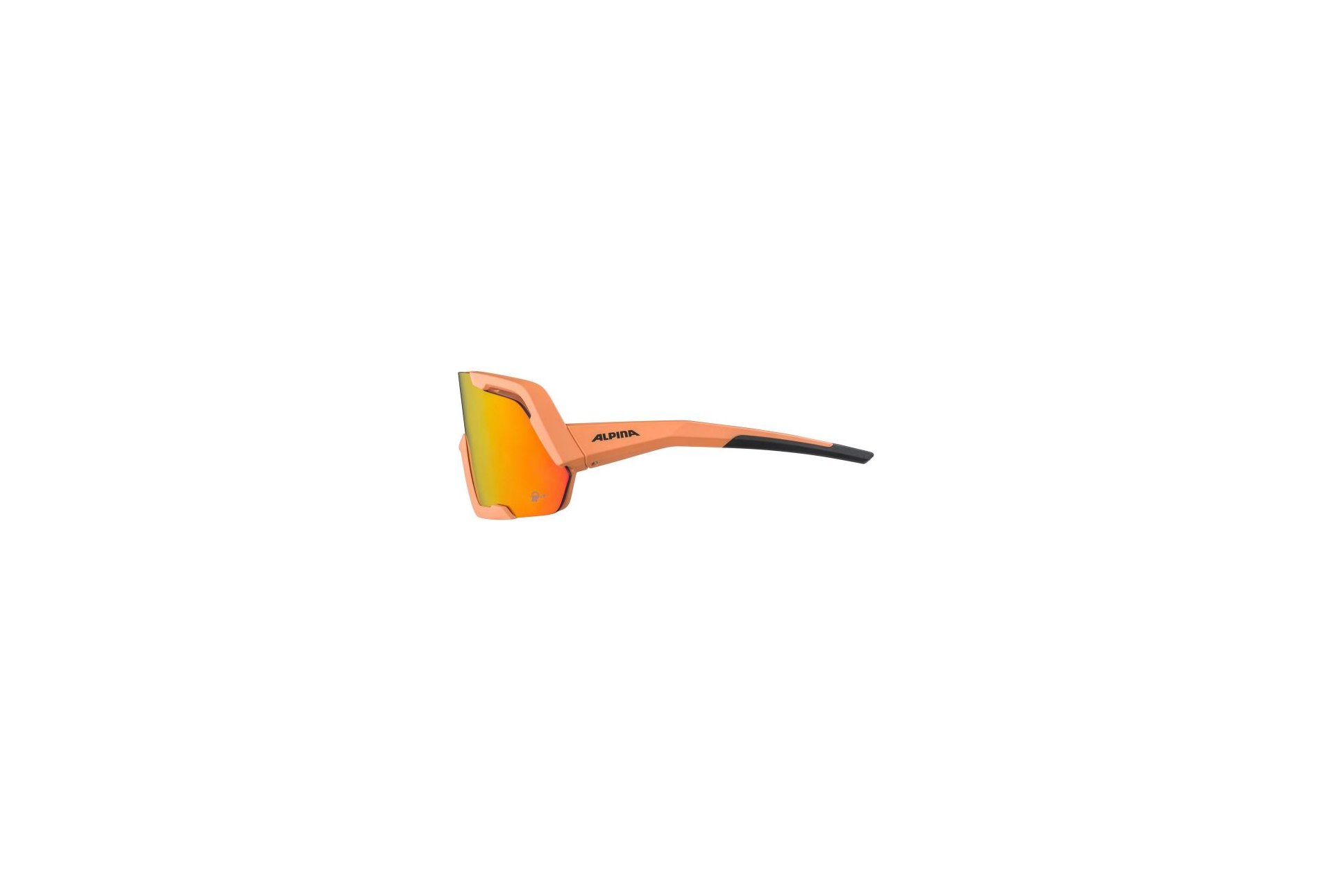 Alpina Rocket Q-Lite peach matt / pink mirror lens