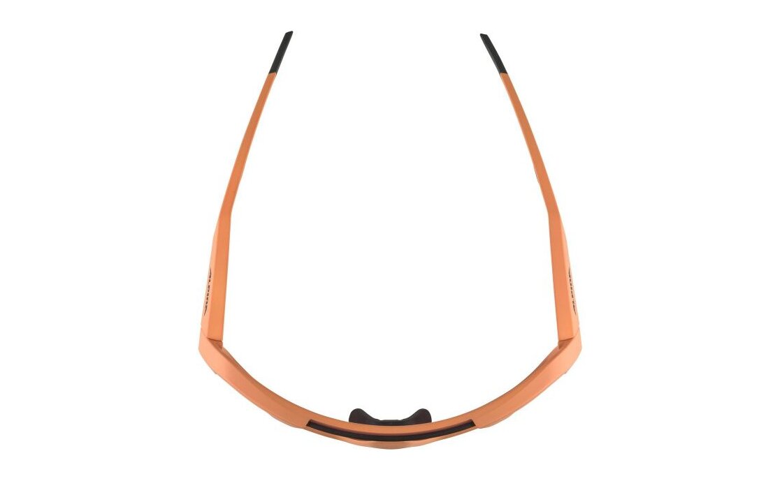 Alpina Rocket Q-Lite peach matt / pink mirror lens