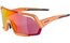 Alpina Rocket Q-Lite peach matt / pink mirror lens