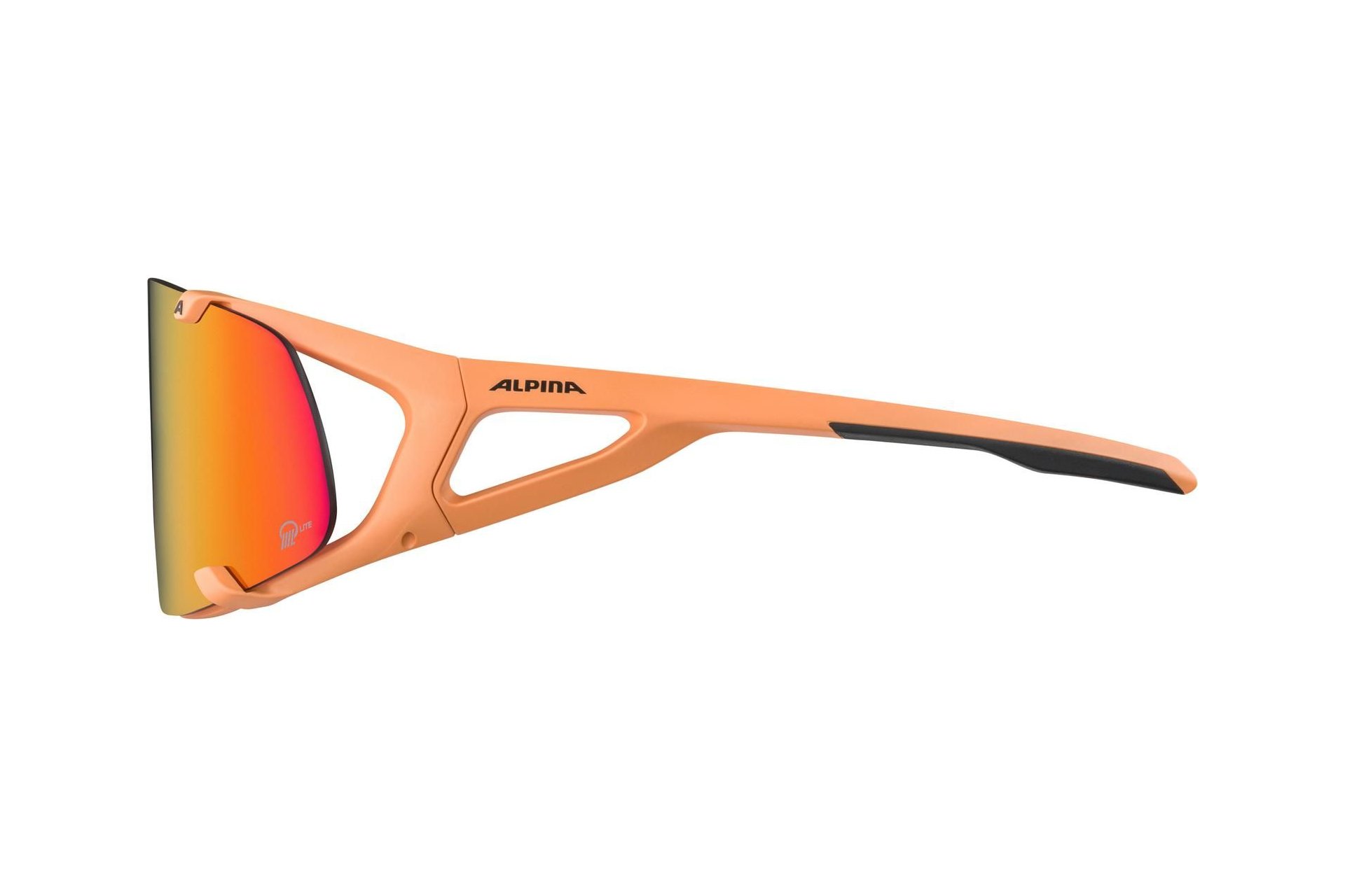 Alpina Hawkeye S Q-Lite peach matt /pink mirror lens