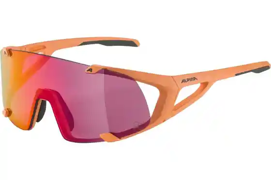 Alpina - Alpina Hawkeye S Q-Lite peach matt /pink mirror lens