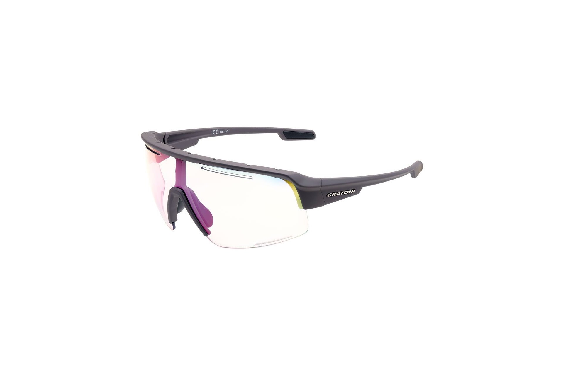 Cratoni C-Matic NXT photochromic coffee rubber/clear - plasma mirror