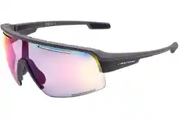 Cratoni C-Matic NXT photochromic coffee rubber/clear - plasma mirror