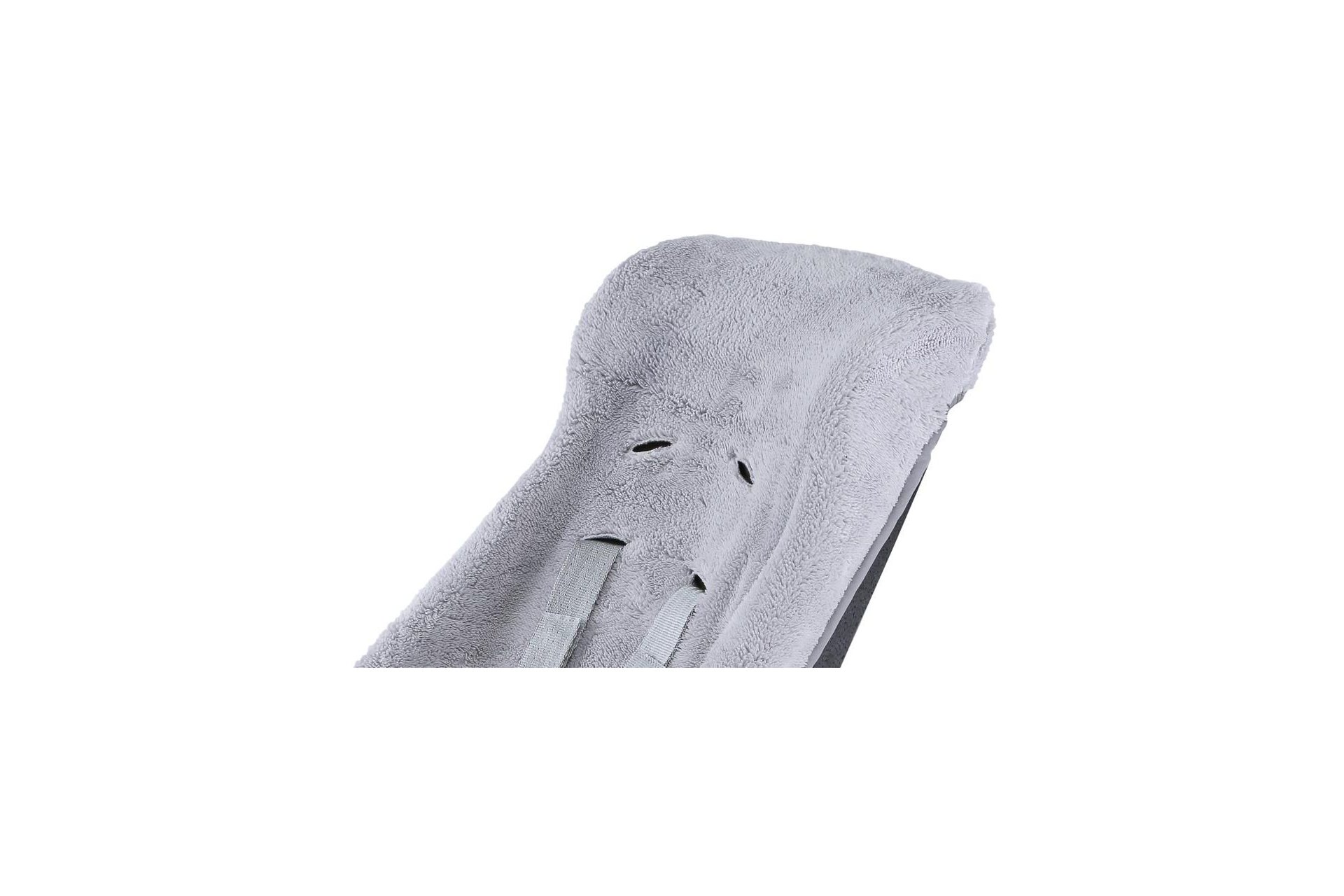 Weber Babyschale für Kinderanhänger mit Teddyfell