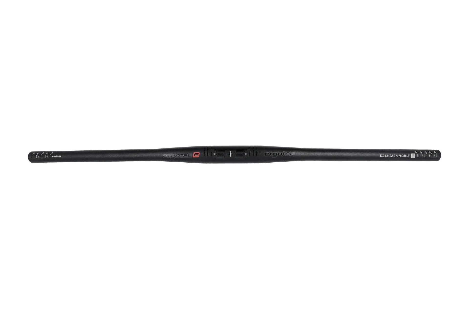 Ergotec Flat Bar E-Bike Lenker 780mm/12°/31,8mm