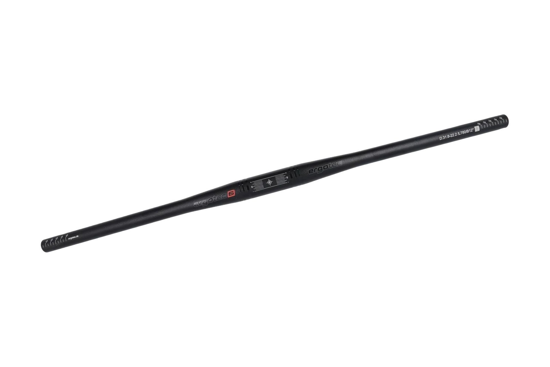 Ergotec Flat Bar E-Bike Lenker 780mm/12&deg;/31,8mm