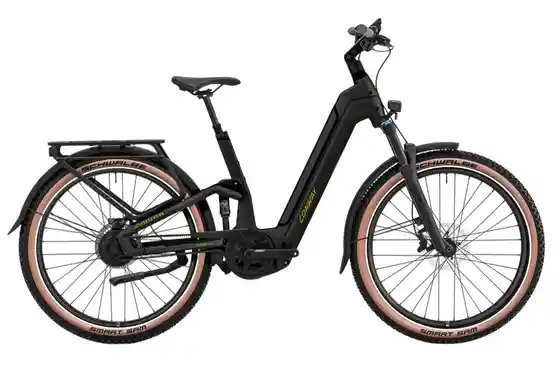 Schwarz - E-Bike City - Conway Cairon C FS 2.0 B - 800 Wh - 27,5 Zoll - Tiefeinsteiger - 2026