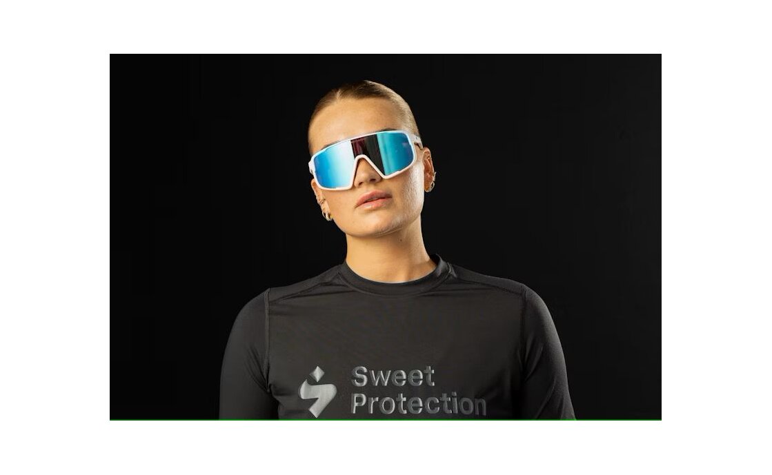 Sweet Protection Memento Satin White - RIG Aquamarine