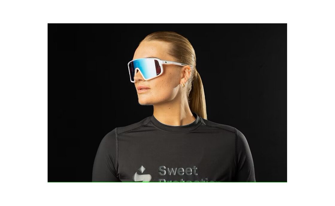 Sweet Protection Memento Satin White - RIG Aquamarine