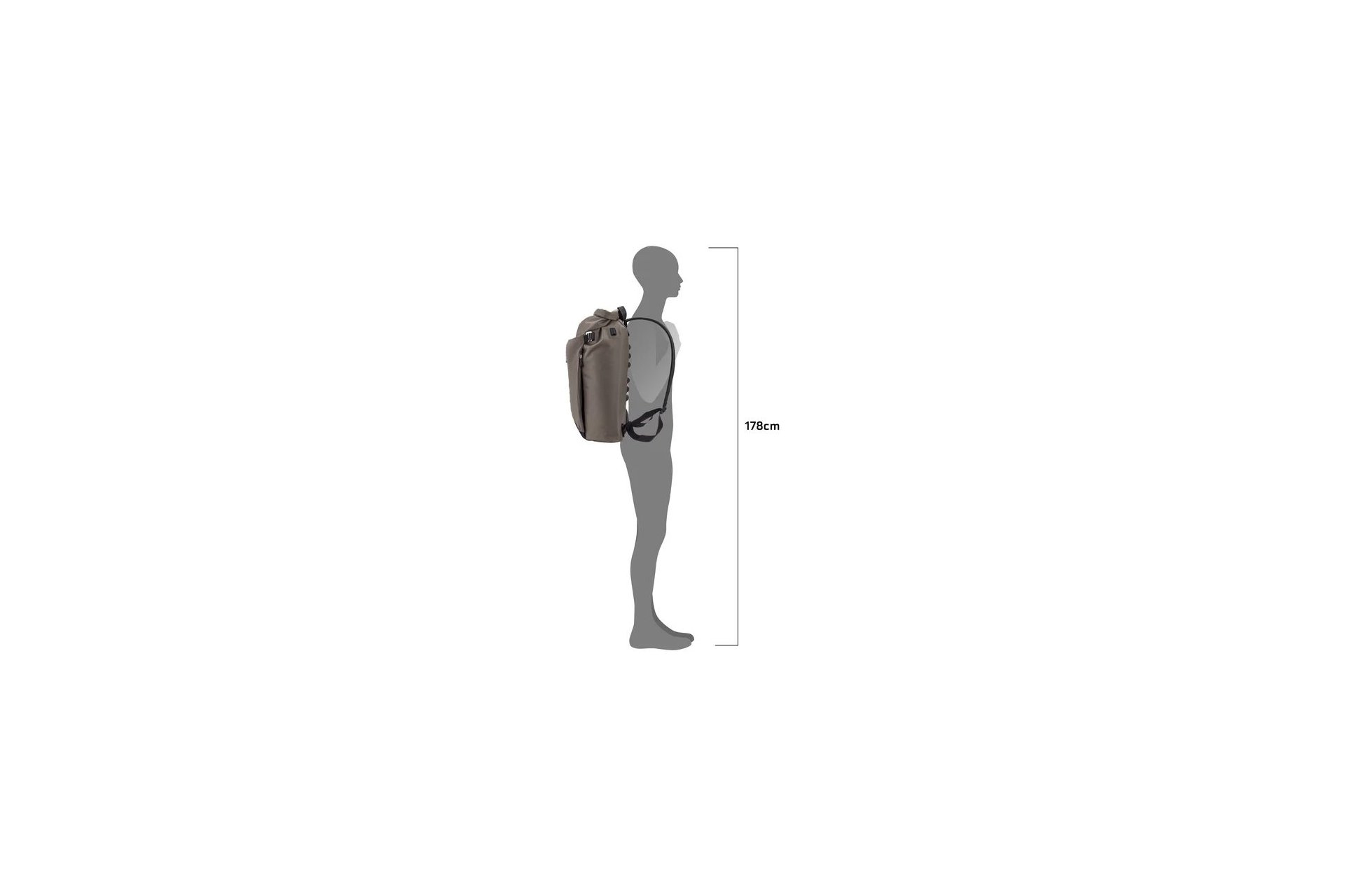 Ortlieb Vario Lite Rucksack/Packtasche QL2.1 - Einzeltasche