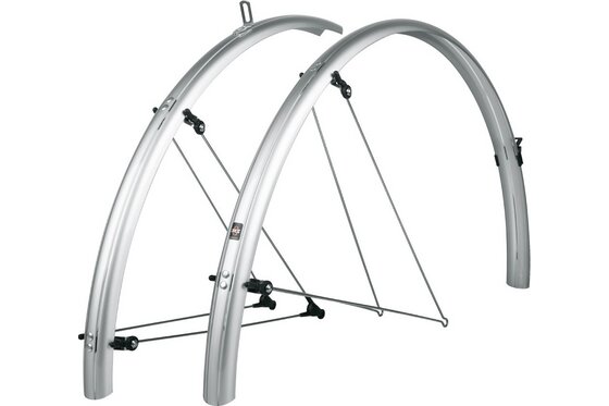 Schutzbleche - SKS Bluemels Basic Schutzblech Set 28 Zoll silber