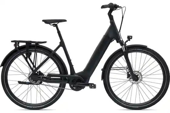 Schwarz - E-Bike City - Giant DailyTour E+ 2 - 500 Wh - 28 Zoll - Tiefeinsteiger