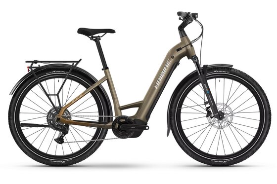 mit Beleuchtung - E-Trekkingbikes - Haibike Trekking 6.5 - 600 Wh - 27,5 Zoll - Tiefeinsteiger - 2026