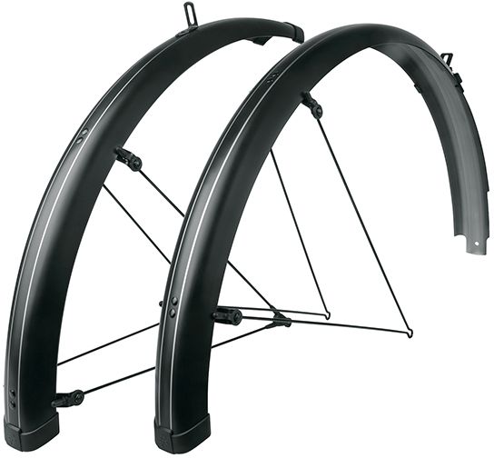 Fahrradzubehör Strebe Schwarz Fahrrad Schutzblech-Strebe Für 28 Zoll Räder – Matt Schwarz, Ca. 180 G, Von BikeParts Fahrrad Schutzblech 26 Zoll