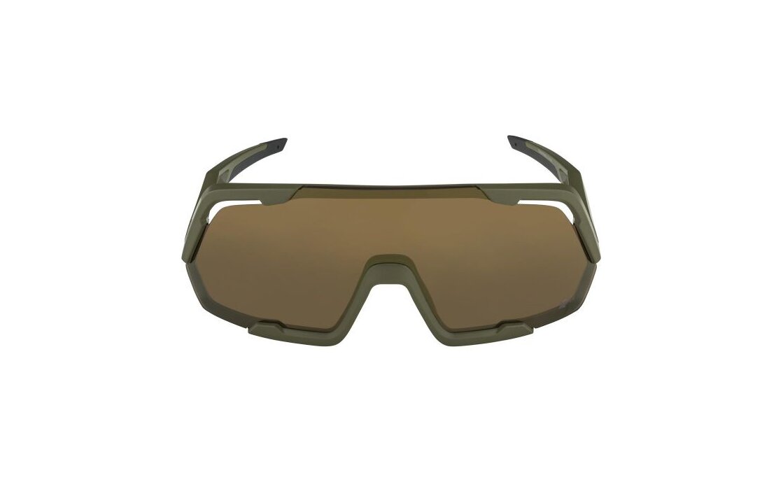 Alpina Rocket Q-Lite olive matt / bronce mirror lens