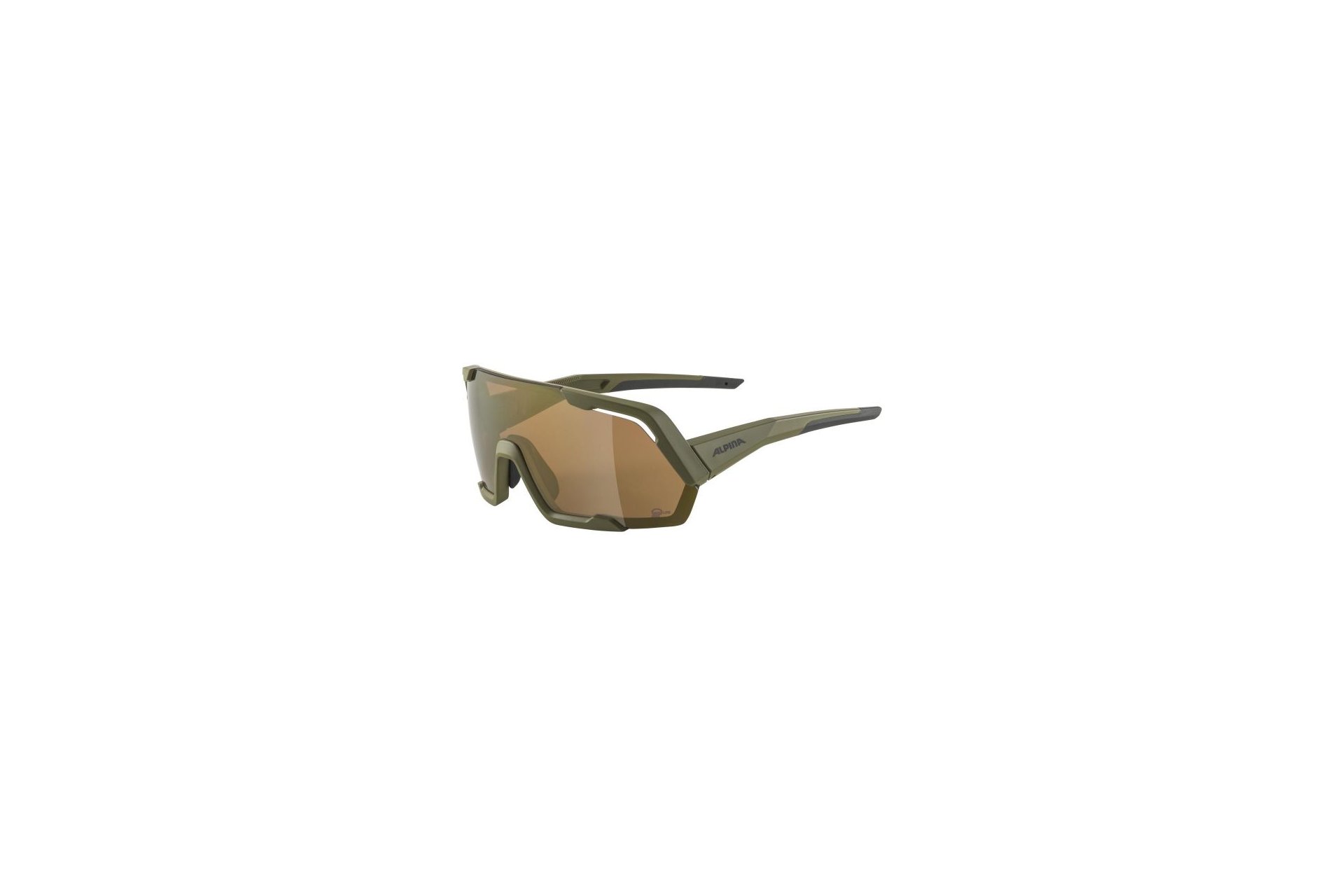 Alpina Rocket Q-Lite olive matt / bronce mirror lens