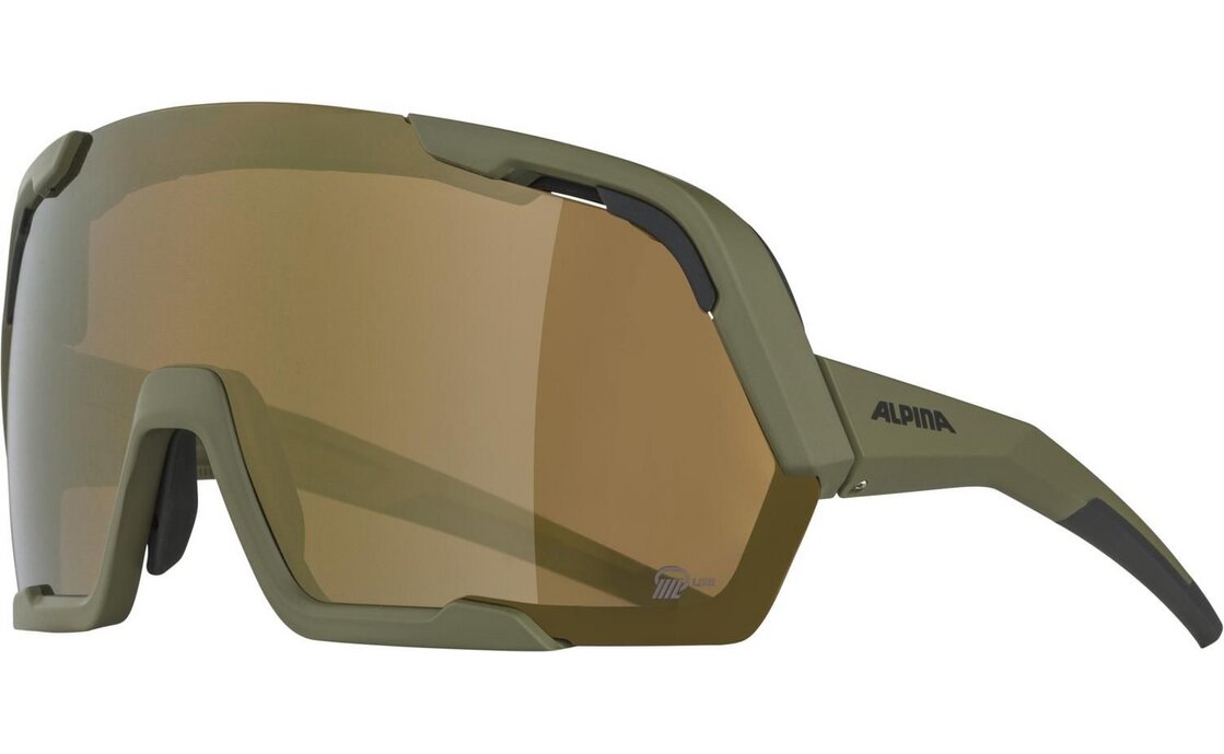 Alpina Rocket Bold Q-Lite olive matt / bronce mirror lens