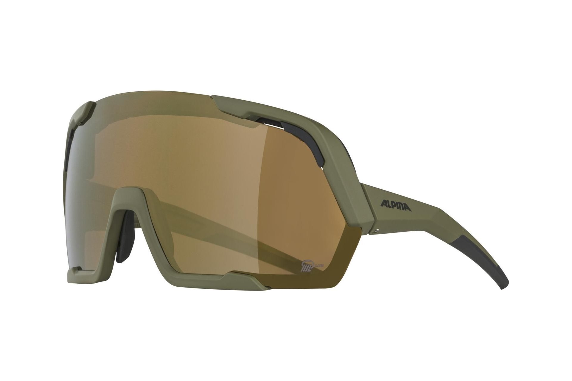 Alpina Rocket Bold Q-Lite olive matt / bronce mirror lens