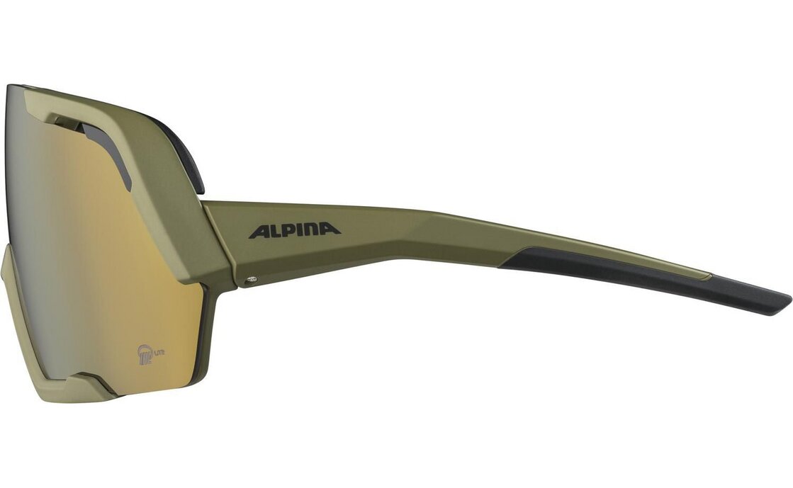 Alpina Rocket Bold Q-Lite olive matt / bronce mirror lens