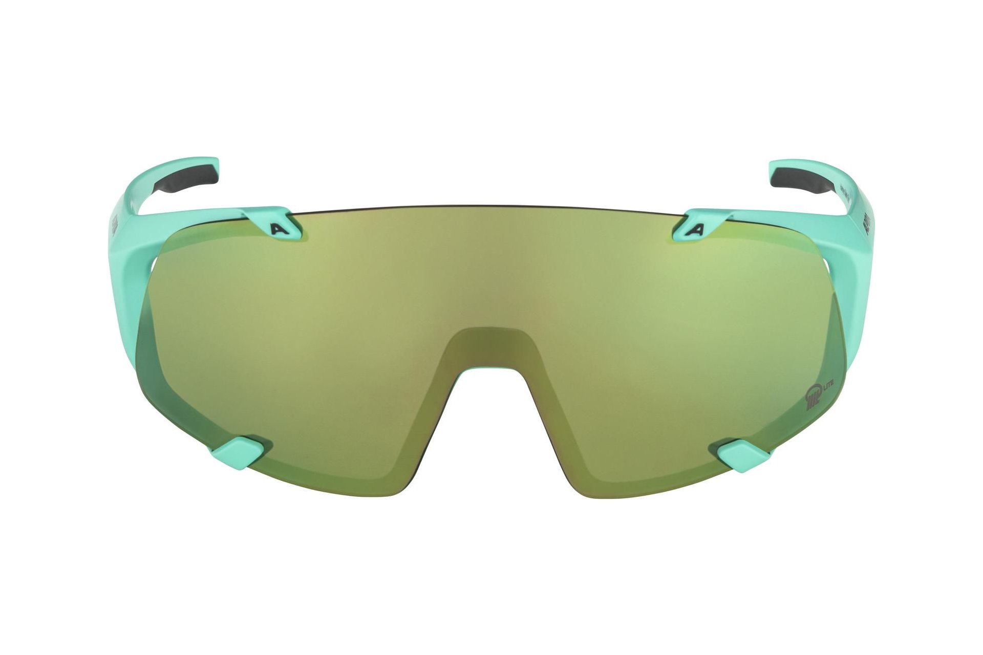 Alpina Hawkeye S Q-Lite turquoise matt / green mirror lens