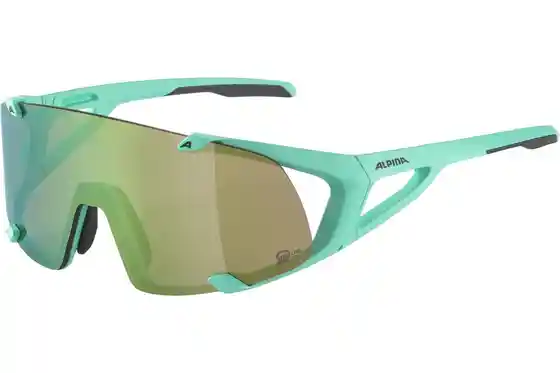 Alpina - Alpina Hawkeye S Q-Lite turquoise matt / green mirror lens