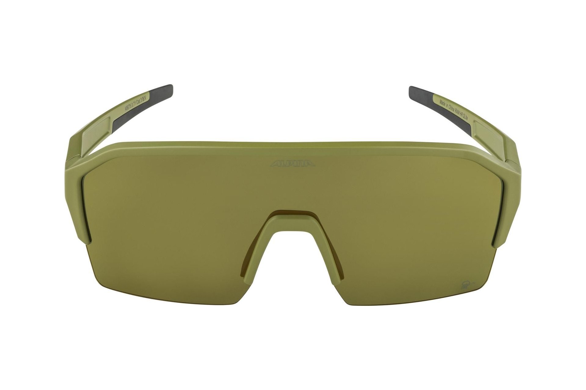 Alpina Ram HR Q-Lite olive matt / gold mirror lens