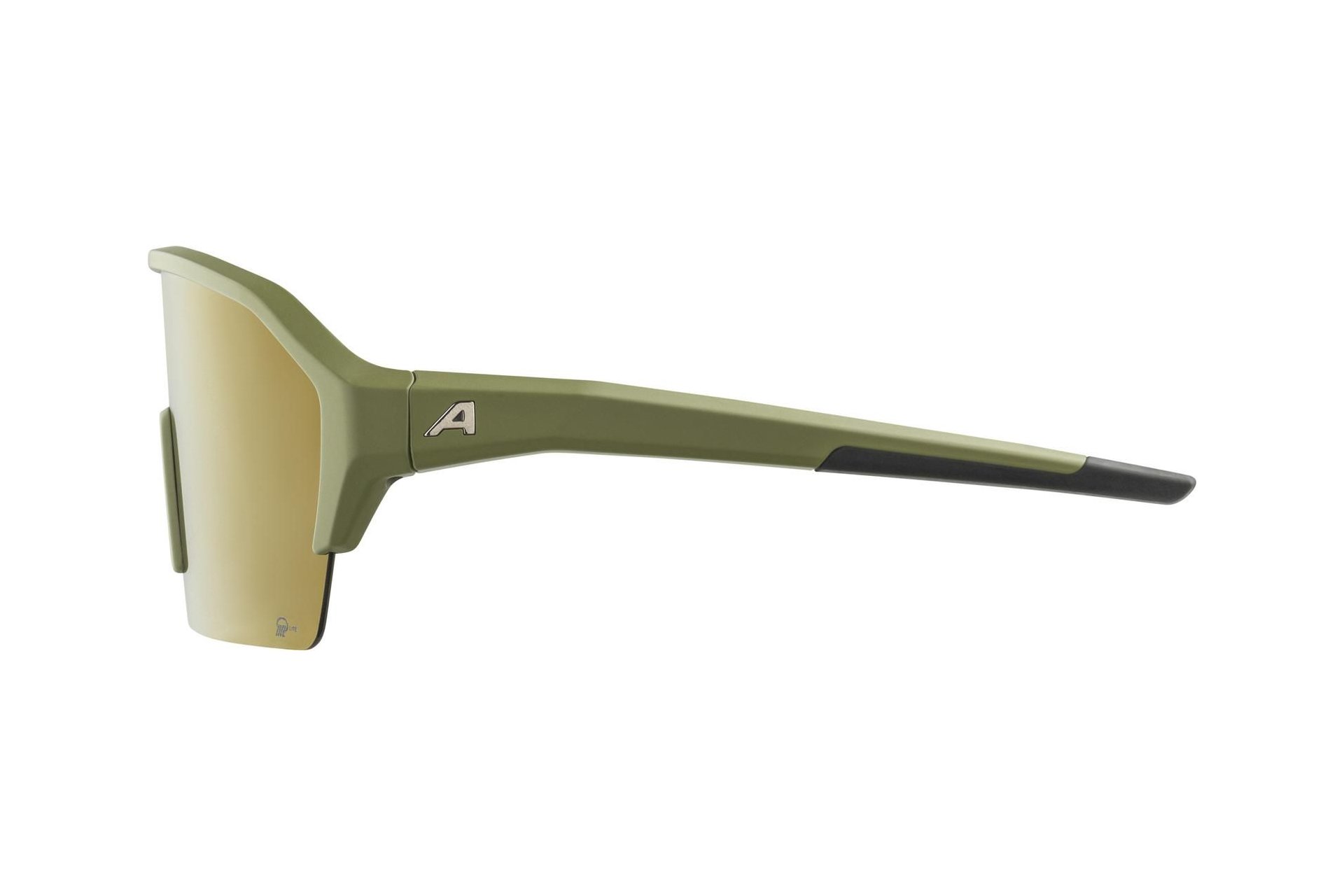 Alpina Ram HR Q-Lite olive matt / gold mirror lens