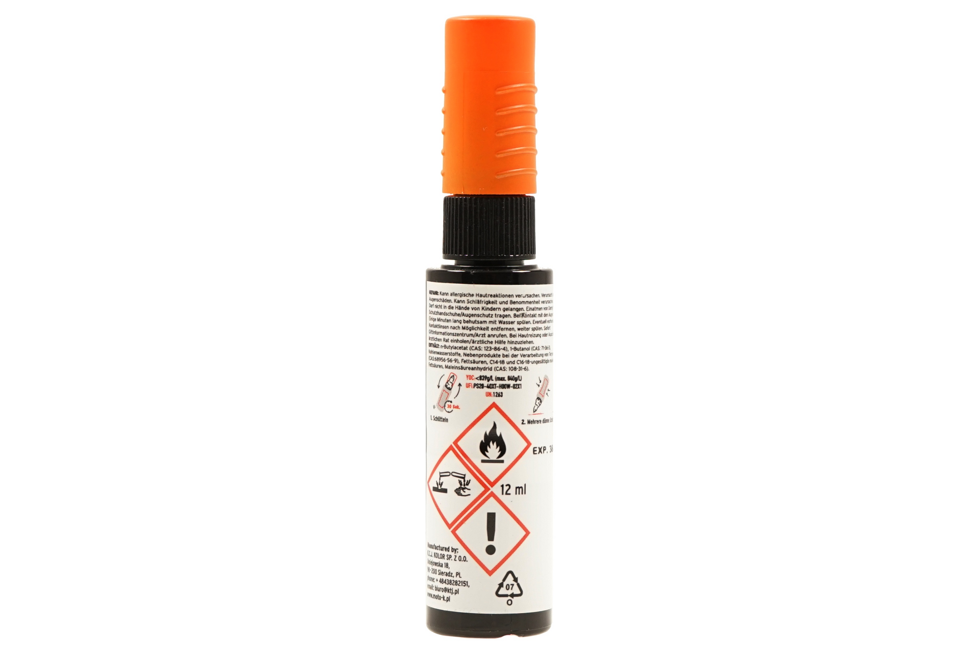 Carver Lackstift orange metallic