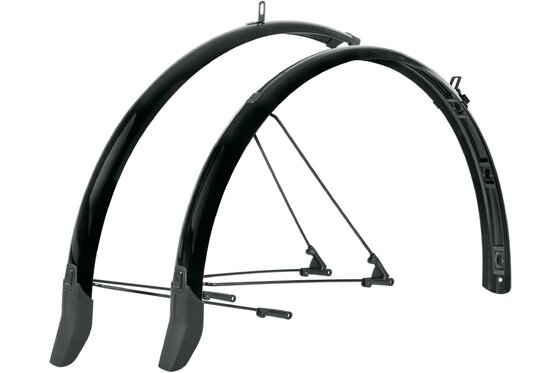 Schutzbleche Festmontage - SKS Bluemels Kabelkanal Schutzblech Set 28 Zoll schwarz