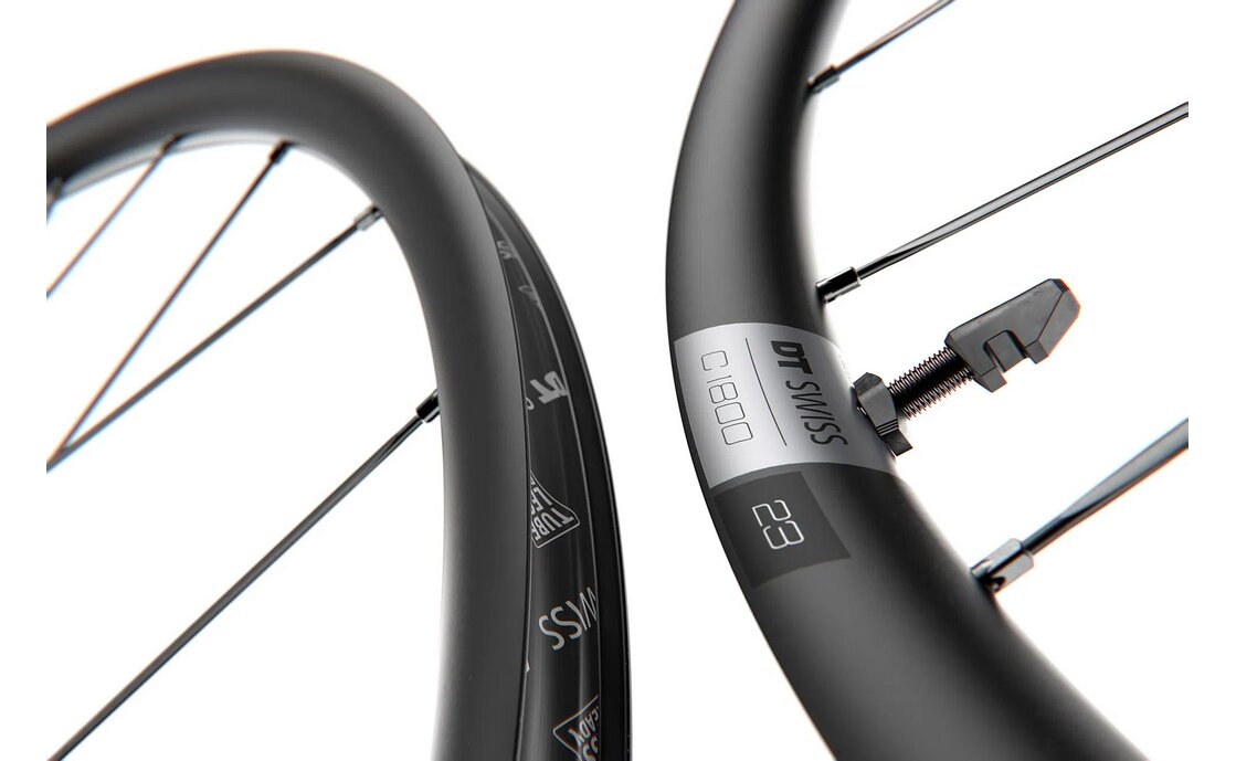 DT Swiss C 1800 Spline DB 23 28"- Hinterrad, SRAM XDR