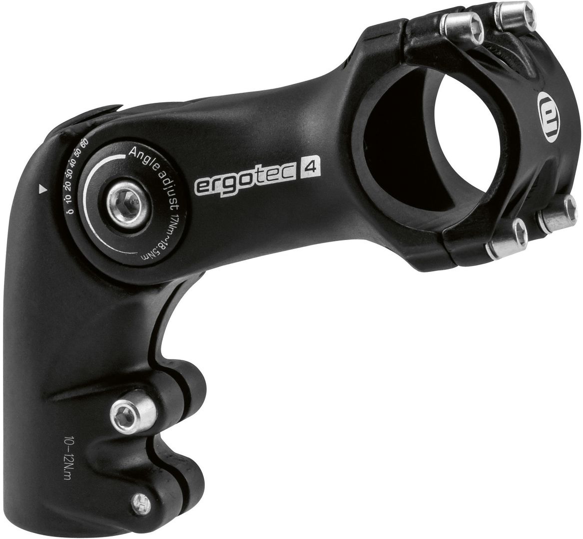 Humpert Ergotec Octopus 50 Vorbau - 25,4mm 1 1/8 Zoll Schwarz