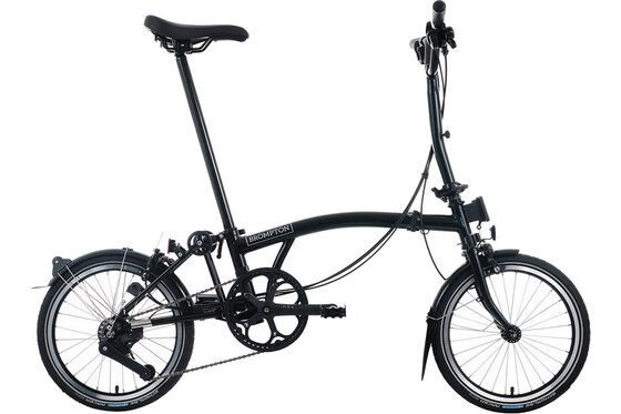 Faltrad-Klapprad - Brompton C Line Explore Black Edition - 16 Zoll - Faltrahmen - 2025