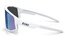 Bliz Fusion Matte White - Smoke w blue multi