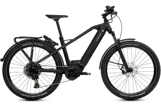 Schwarz - E-Bike Trekking - HNF-Nicolai XD3 Adventure Bordo - 625 Wh - 27,5 Zoll - Diamant